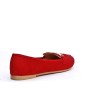 Large sizes-Faux suede derby for large size women