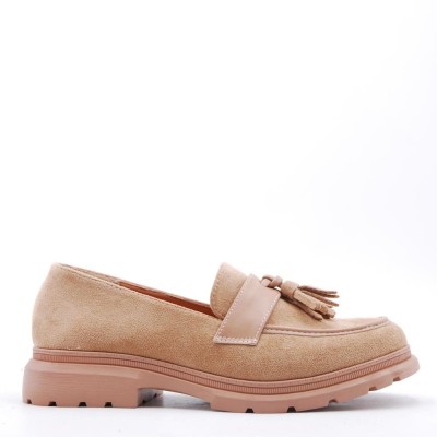 Faux suede derby for women