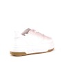 Mixed material lace sneaker for women