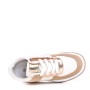 Mixed material lace sneaker for women