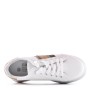 Mixed material lace sneaker for women