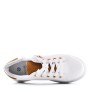 Mixed material lace sneaker for women