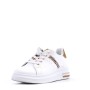 Mixed material lace sneaker for women