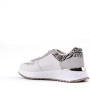 Mixed material lace sneaker for women