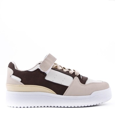 Faux leather sneakers for women