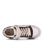 Faux leather sneakers for women