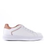 Faux leather sneakers for women