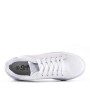 Faux leather sneakers for women