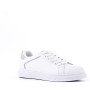 Faux leather sneakers for women