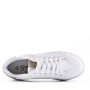 Faux leather sneakers for women