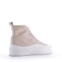 Mixed material lace sneaker for women