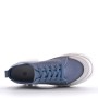 Mixed material lace sneaker for women