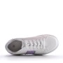 Mixed material lace sneaker for women