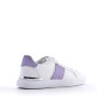 Mixed material lace sneaker for women