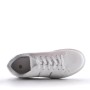 Mixed material lace sneaker for women