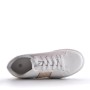 Mixed material lace sneaker for women