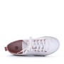 Faux leather sneakers for women