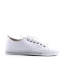 Faux leather sneakers for women