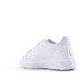 Mixed material lace sneaker for women