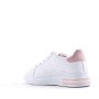 Mixed material lace sneaker for women