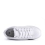 Mixed material lace sneaker for women