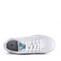 Mixed material lace sneaker for women