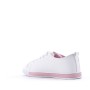 Mixed material lace sneaker for women