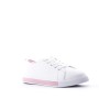 Mixed material lace sneaker for women