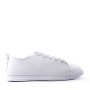 Mixed material lace sneaker for women