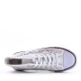 Mixed material lace sneaker for women