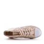 Mixed material lace sneaker for women