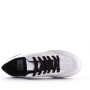 Faux leather sneakers for women