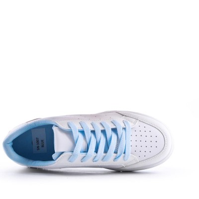 Faux leather sneakers for women