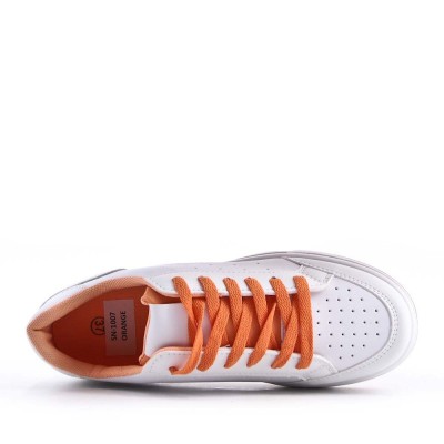 Faux leather sneakers for women