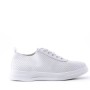 Faux leather sneakers for women