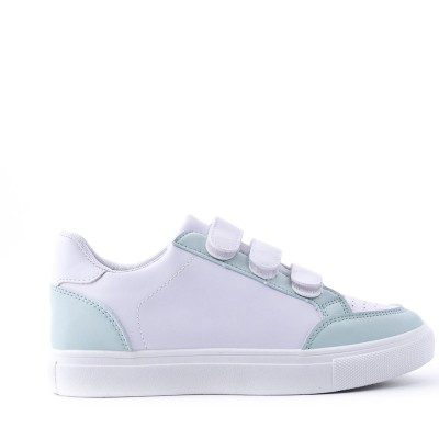 Faux leather sneakers for women