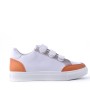 Faux leather sneakers for women