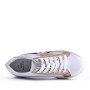 Faux leather sneakers for women