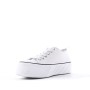 Mixed material lace sneaker for women