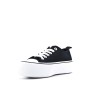 Mixed material lace sneaker for women