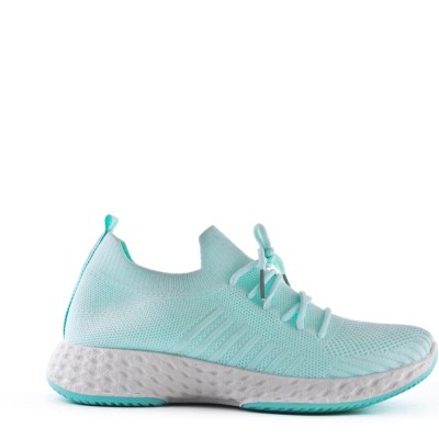 Textile wedge sneaker for women