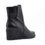 Faux leather ankle boot