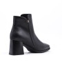 Faux leather ankle boot