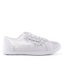 Textile lace sneaker for women