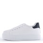 Faux leather sneakers for women