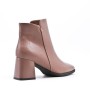 Faux leather ankle boot