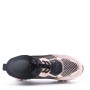 Mixed material lace sneaker for women