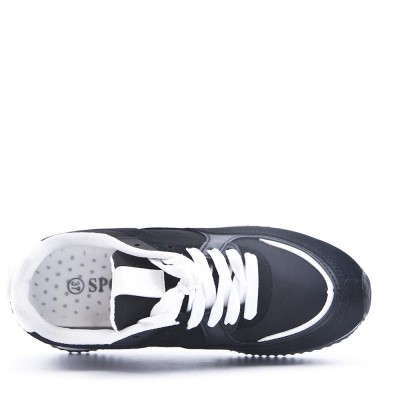 Faux suede lace-up sneaker