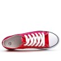 Canvas lace-up tennis shoes