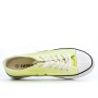 Canvas lace-up tennis shoes